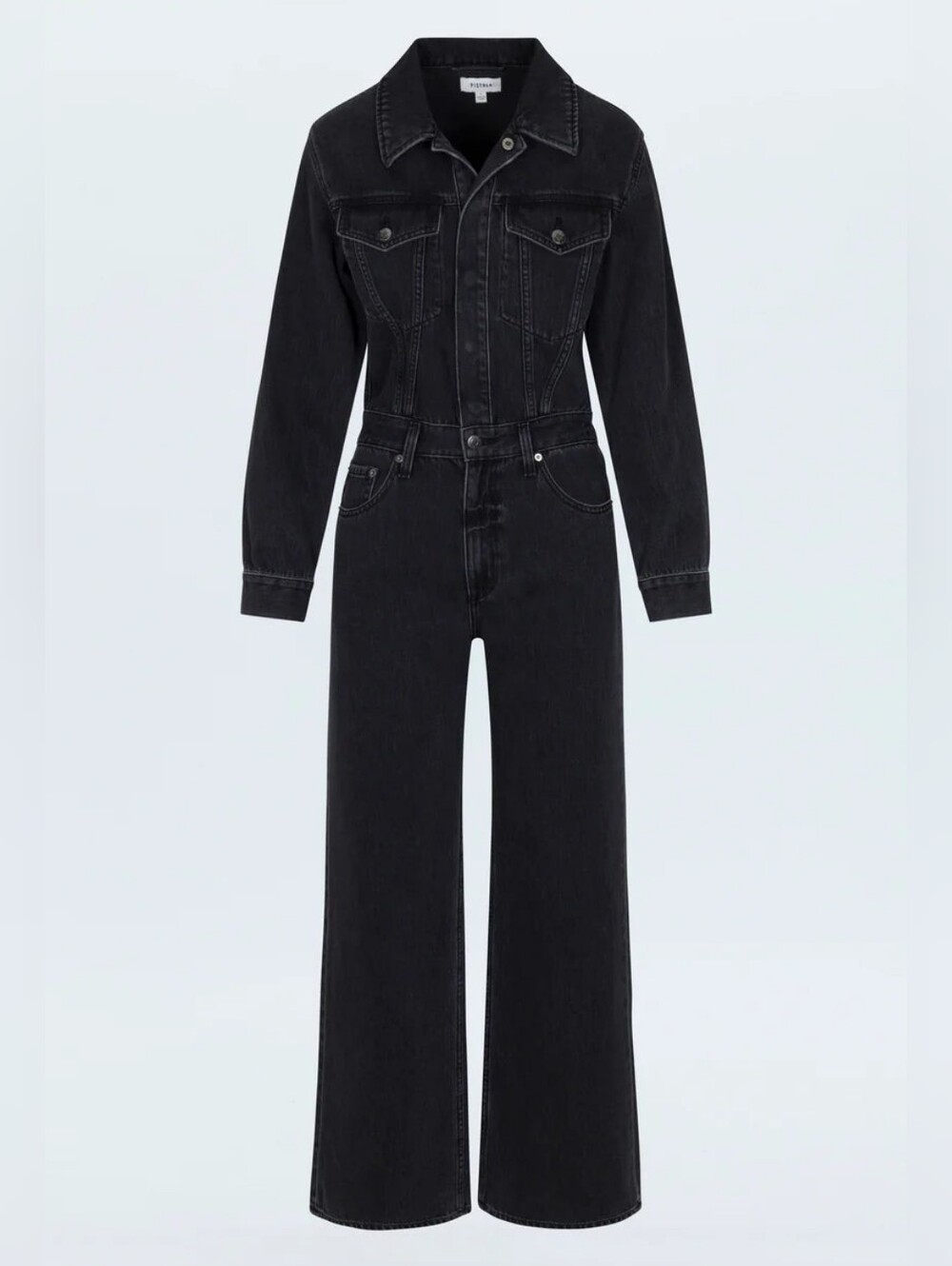 NEW ANTHRO | $218 Pistola Cannon Denim Jumpsuit